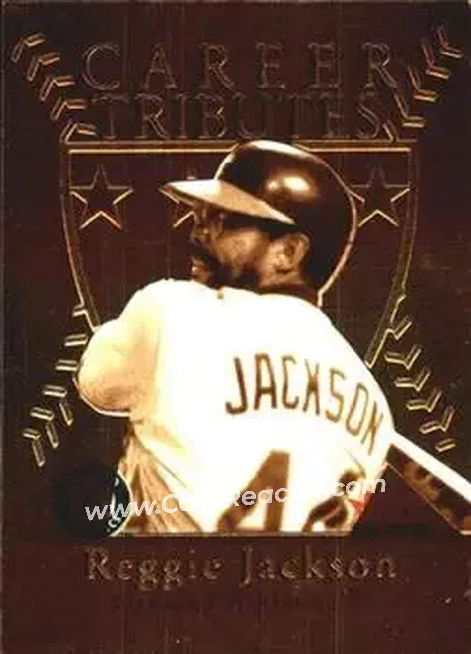 2004 Fleer Tradition - Career Tributes #4 CT - Reggie Jackson (b.1946 OF) - Oakland Athletics - Front