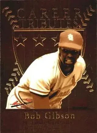 2004 Fleer Tradition #5 CT Career Tributes Bob Gibson