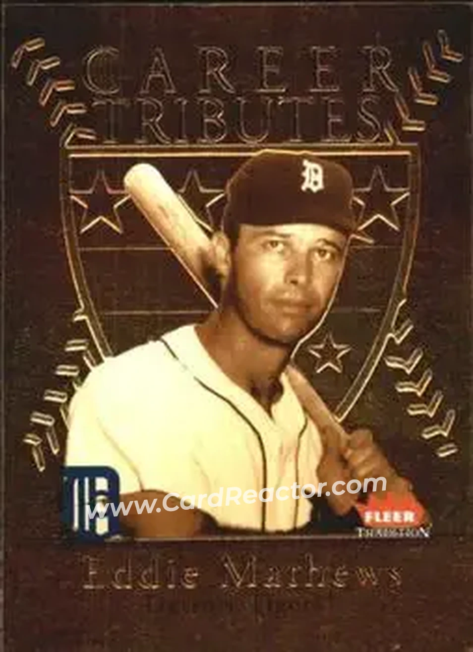 2004 Fleer Tradition - Career Tributes #9 CT - Ed Mathews - Detroit Tigers - Front