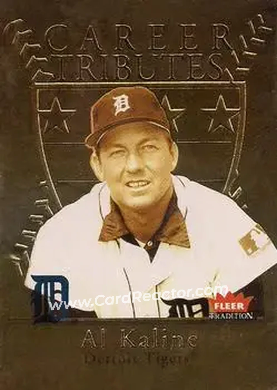 2004 Fleer Tradition - Career Tributes #10 CT - Al Kaline - Detroit Tigers - Front