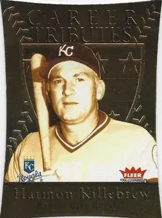 2004 Fleer Tradition #6CT Career Tributes Die Cut Harmon Killebrew