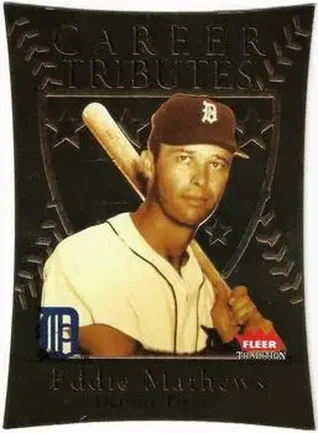 2004 Fleer Tradition #9CT Career Tributes Die Cut Ed Mathews