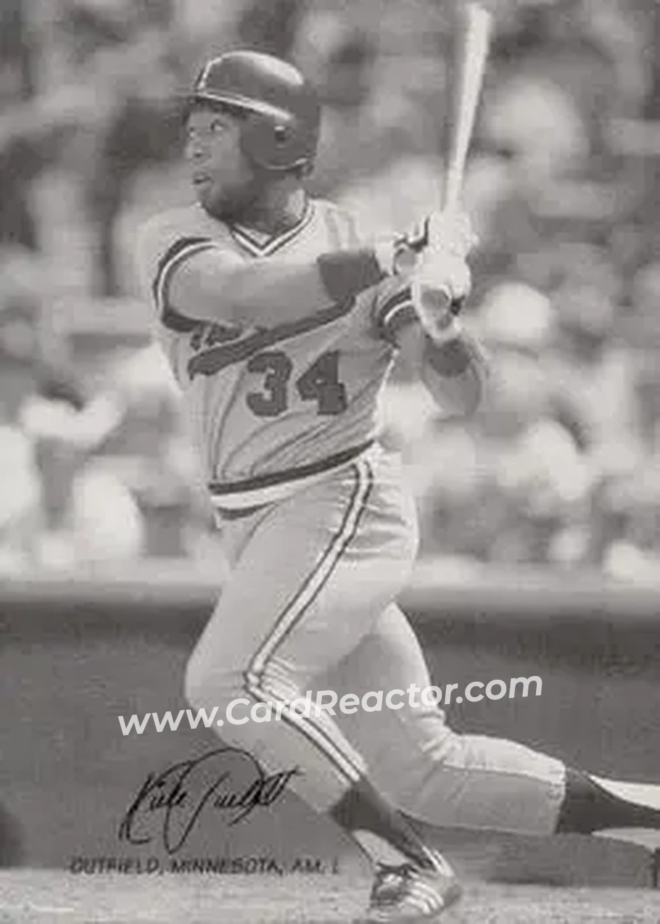 2004 Leaf - Exhibits 1921 American League #25 - Kirby Puckett - Minnesota Twins - Front