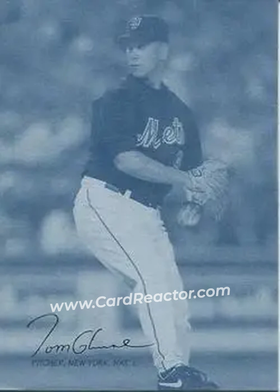 2004 Leaf - Exhibits 1921 Second Edition #46 - Tom Glavine - New York Mets - Front