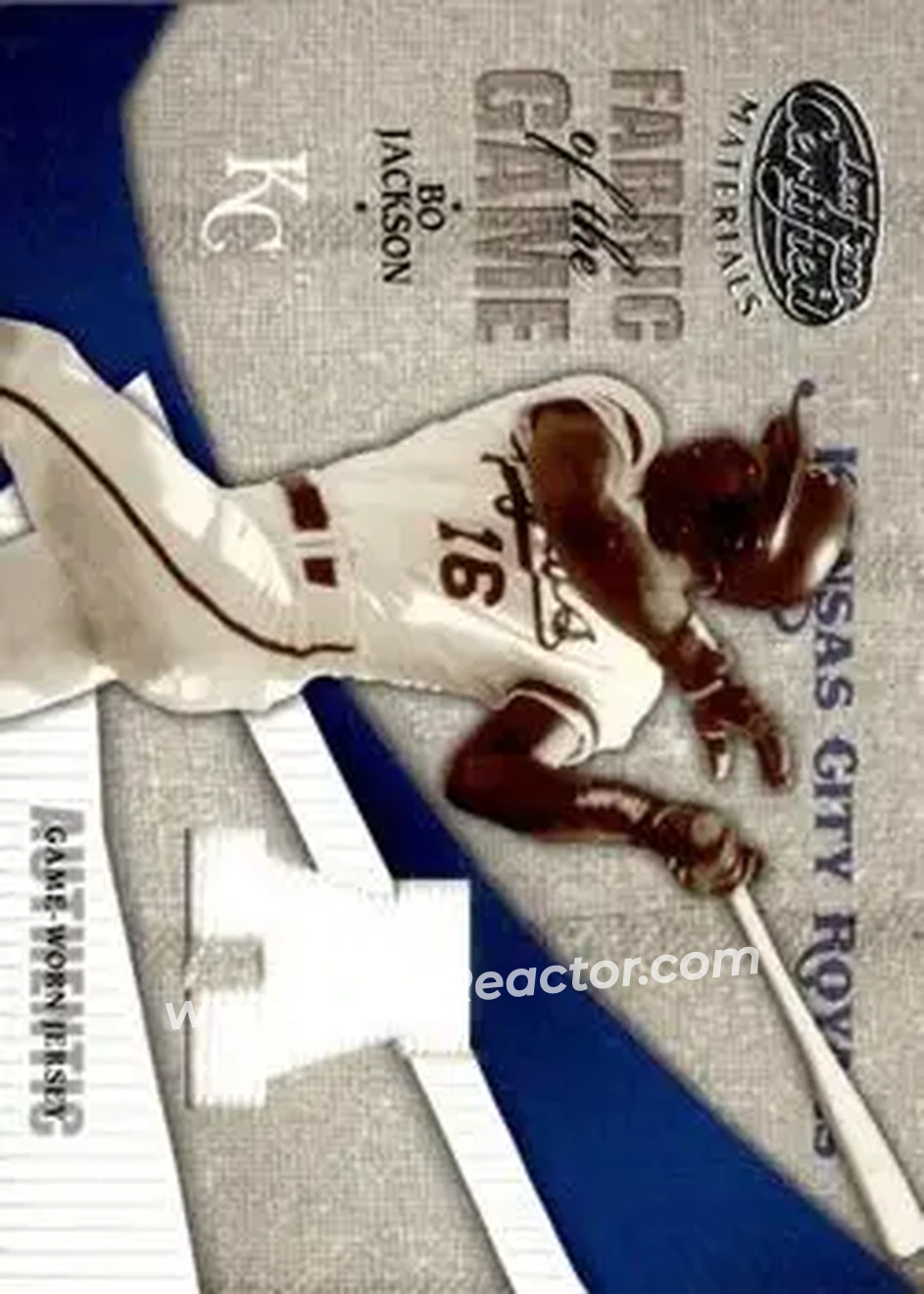 2004 Leaf Certified Materials - Fabric of the Game AL/NL #FG-12 - Bo Jackson - Kansas City Royals - Front