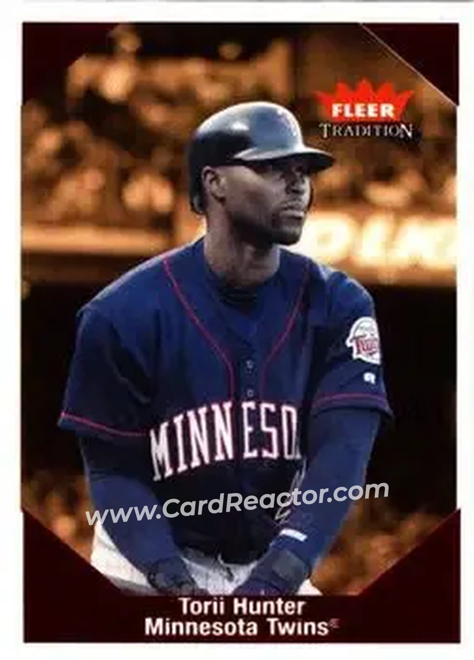 2004 Fleer Tradition - Retrospection Collection #3 - Torii Hunter - Minnesota Twins - Front 2004 Fleer Tradition - Retrospection Collection #3 - Torii Hunter - Minnesota Twins - Front