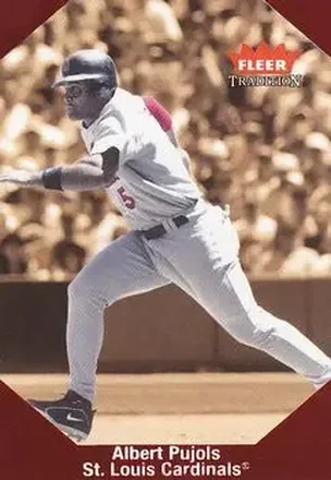 2004 Fleer Tradition #8 Retrospection Collection Albert Pujols
