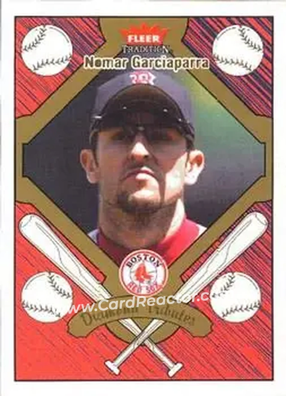 2004 Fleer Tradition - Diamond Tributes #6 DT - Nomar Garciaparra - Boston Red Sox - Front