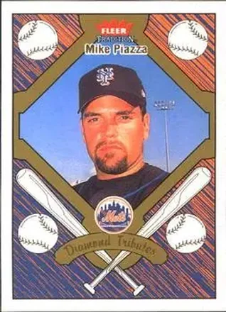 2004 Fleer Tradition #8 DT Diamond Tributes Mike Piazza