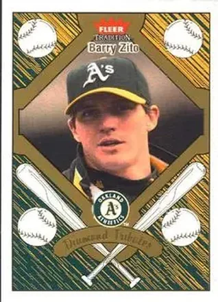 2004 Fleer Tradition #10 DT Diamond Tributes Barry Zito