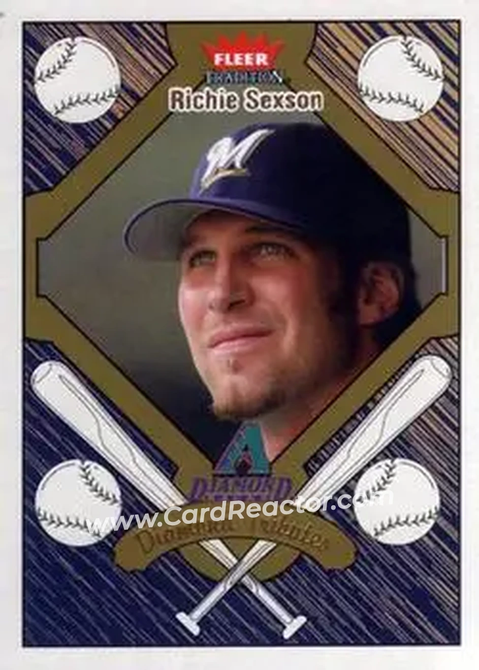 2004 Fleer Tradition - Diamond Tributes #14 DT - Richie Sexson - Arizona Diamondbacks - Front