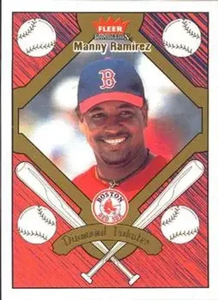 2004 Fleer Tradition - Diamond Tributes #18 DT - Manny Ramirez - Boston Red Sox