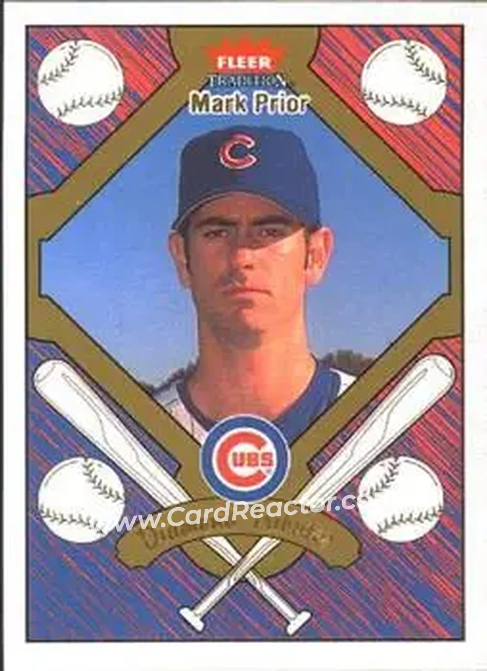 2004 Fleer Tradition - Diamond Tributes #20 DT - Mark Prior - Chicago Cubs - Front