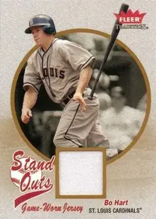 2004 Fleer Tradition #SO-BH Stand Outs Game Used Bo Hart