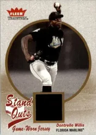 2004 Fleer Tradition #SO-DW Stand Outs Game Used Dontrelle Willis