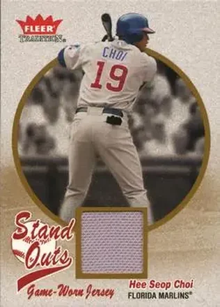 2004 Fleer Tradition #SO-HC Stand Outs Game Used Hee Seop Choi
