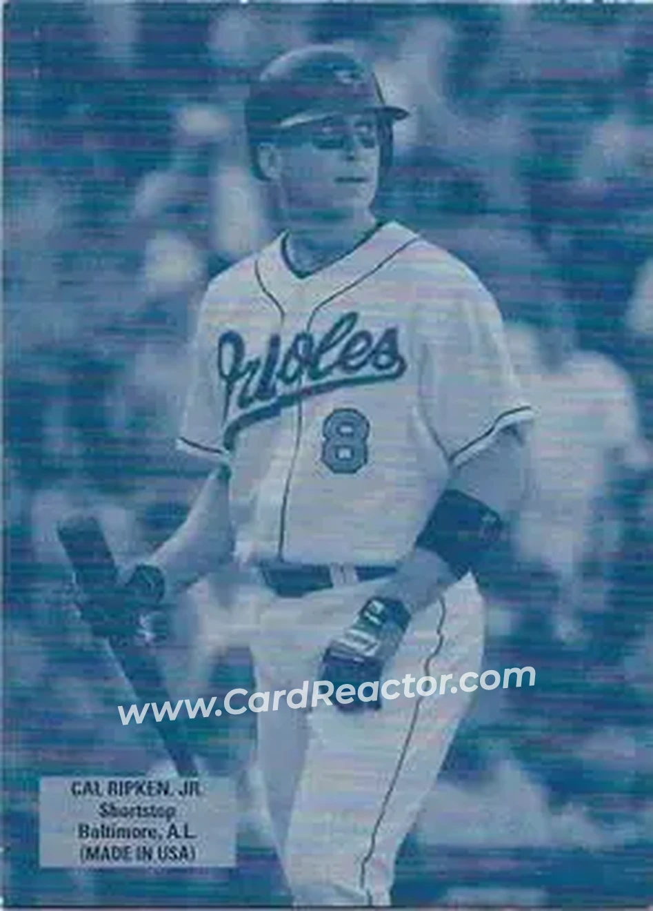 2004 Leaf - Exhibits 1925 Left Text Box Second Edition #9 - Cal Ripken - Baltimore Orioles - Front