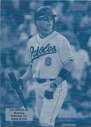2004 Leaf #9 Exhibits 1925 Left Text Box Second Edition Cal Ripken