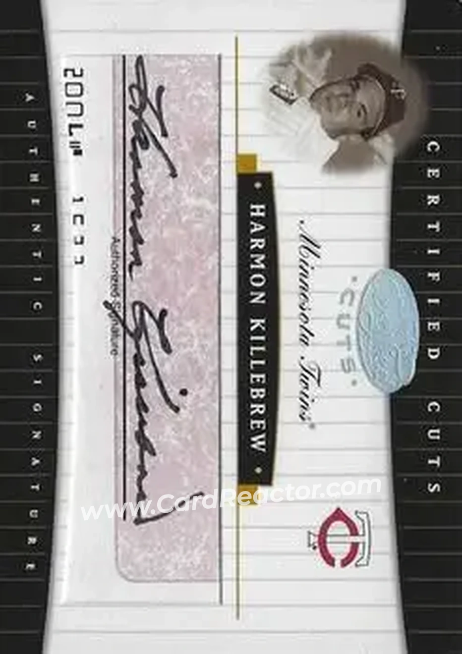2004 Leaf Certified Cuts - Check Signature Red #CC-33 - Harmon Killebrew - Minnesota Twins - Front