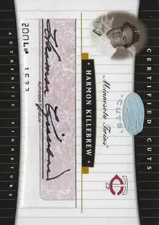 2004 Leaf Certified Cuts - Check Signature Red #CC-33 - Harmon Killebrew - Minnesota Twins