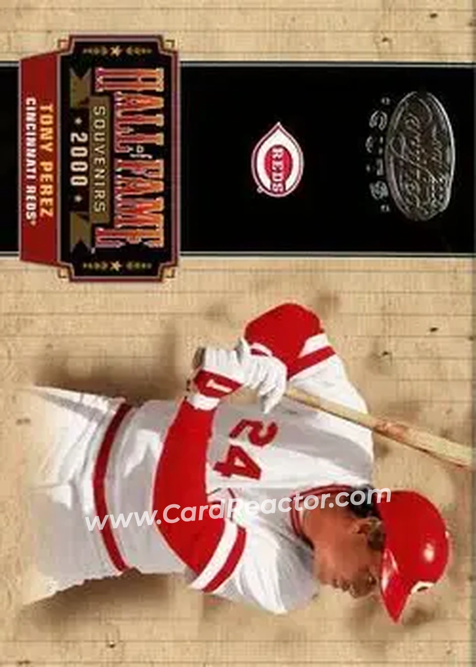 2004 Leaf Certified Cuts - Hall of Fame Souvenirs #HOF-16 - Tony Pérez - Cincinnati Reds - Front