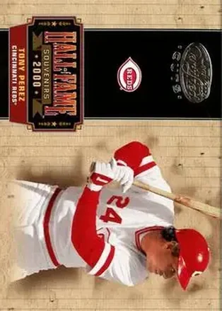 2004 Leaf Certified Cuts - Hall of Fame Souvenirs #HOF-16 - Tony Pérez - Cincinnati Reds