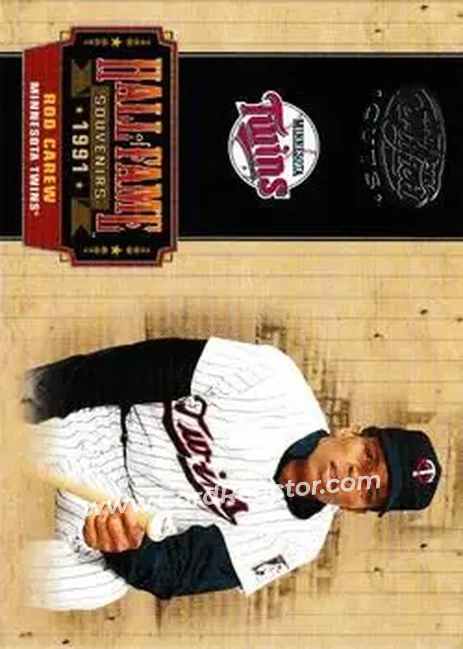 2004 Leaf Certified Cuts - Hall of Fame Souvenirs #HOF-26 - Rod Carew - Minnesota Twins - Front
