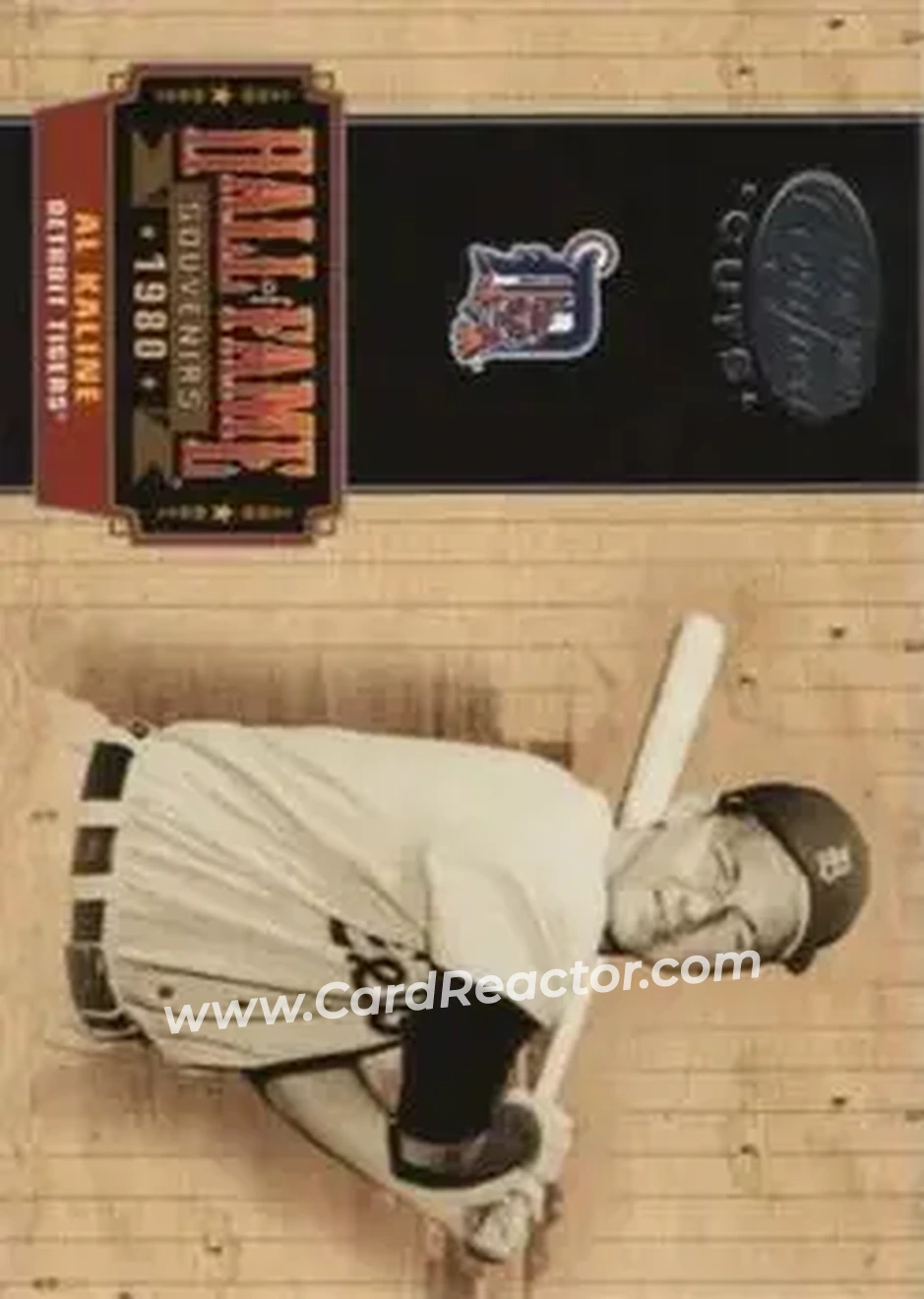 2004 Leaf Certified Cuts - Hall of Fame Souvenirs #HOF-31 - Al Kaline - Detroit Tigers - Front