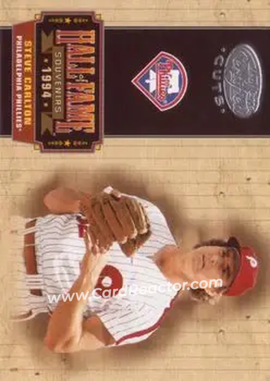 2004 Leaf Certified Cuts - Hall of Fame Souvenirs #HOF-33 - Steve Carlton - Philadelphia Phillies - Front