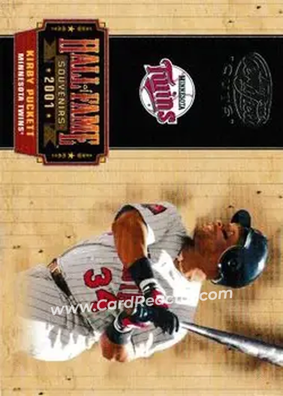 2004 Leaf Certified Cuts - Hall of Fame Souvenirs #HOF-36 - Kirby Puckett - Minnesota Twins - Front
