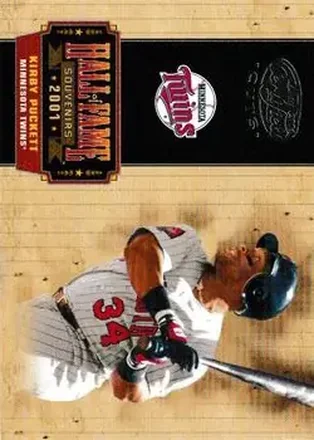 2004 Leaf Certified Cuts - Hall of Fame Souvenirs #HOF-36 - Kirby Puckett - Minnesota Twins
