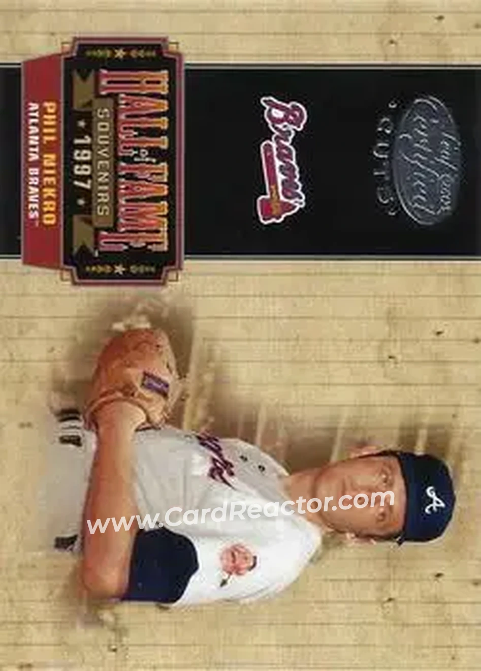 2004 Leaf Certified Cuts - Hall of Fame Souvenirs #HOF-37 - Phil Niekro - Atlanta Braves - Front