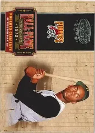 2004 Leaf Certified Cuts - Hall of Fame Souvenirs #HOF-46 - Bob Clemente - Pittsburgh Pirates