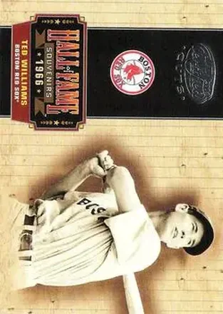 2004 Leaf Certified Cuts - Hall of Fame Souvenirs #HOF-50 - Ted Williams - Boston Red Sox
