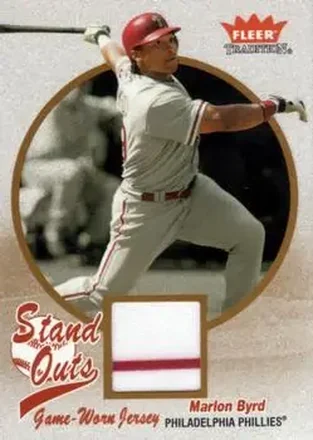 2004 Fleer Tradition #SO-MB Stand Outs Game Used Marlon Byrd