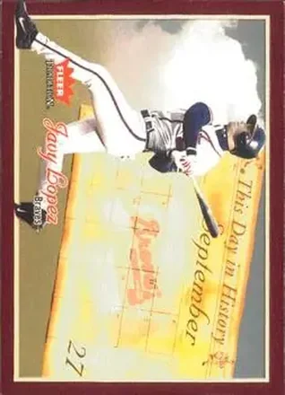 2004 Fleer Tradition #3TDH This Day in History Javier Lopez