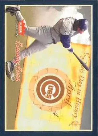 2004 Fleer Tradition #6TDH This Day in History Sammy Sosa