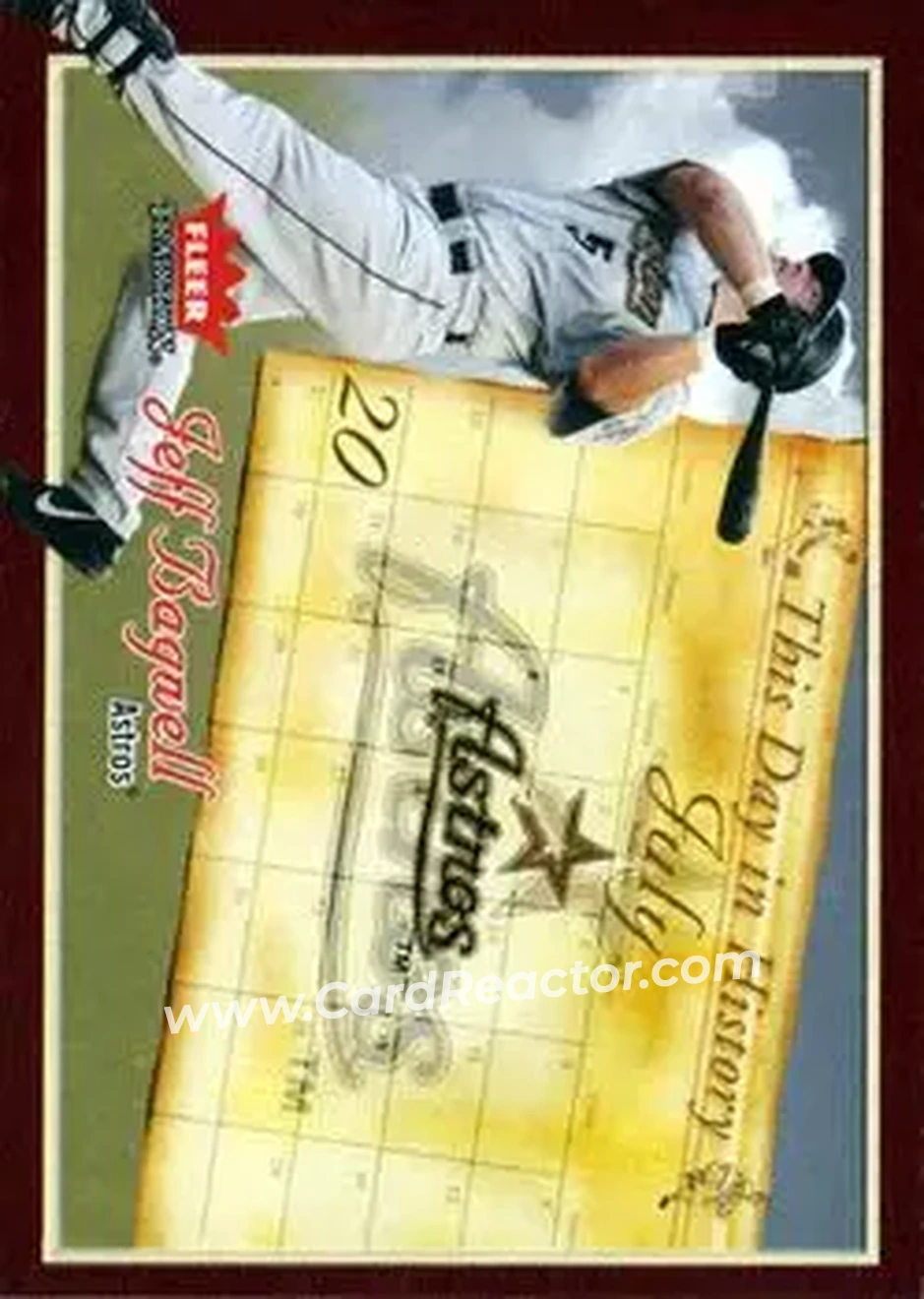 2004 Fleer Tradition - This Day in History #7TDH - Jeff Bagwell - Houston Astros - Front