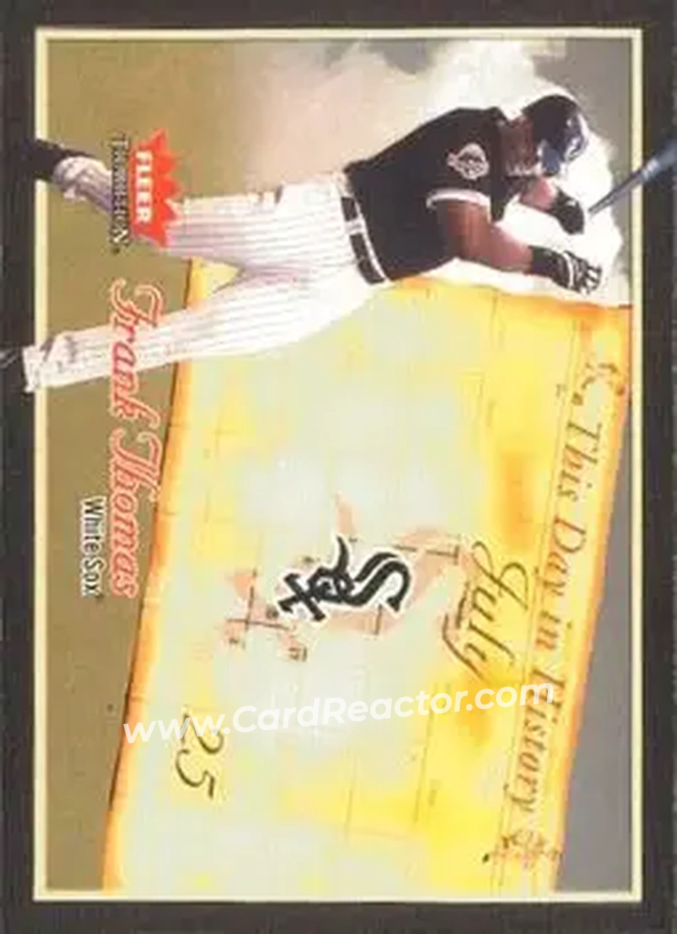 2004 Fleer Tradition - This Day in History #8TDH - Frank Thomas - Chicago White Sox - Front