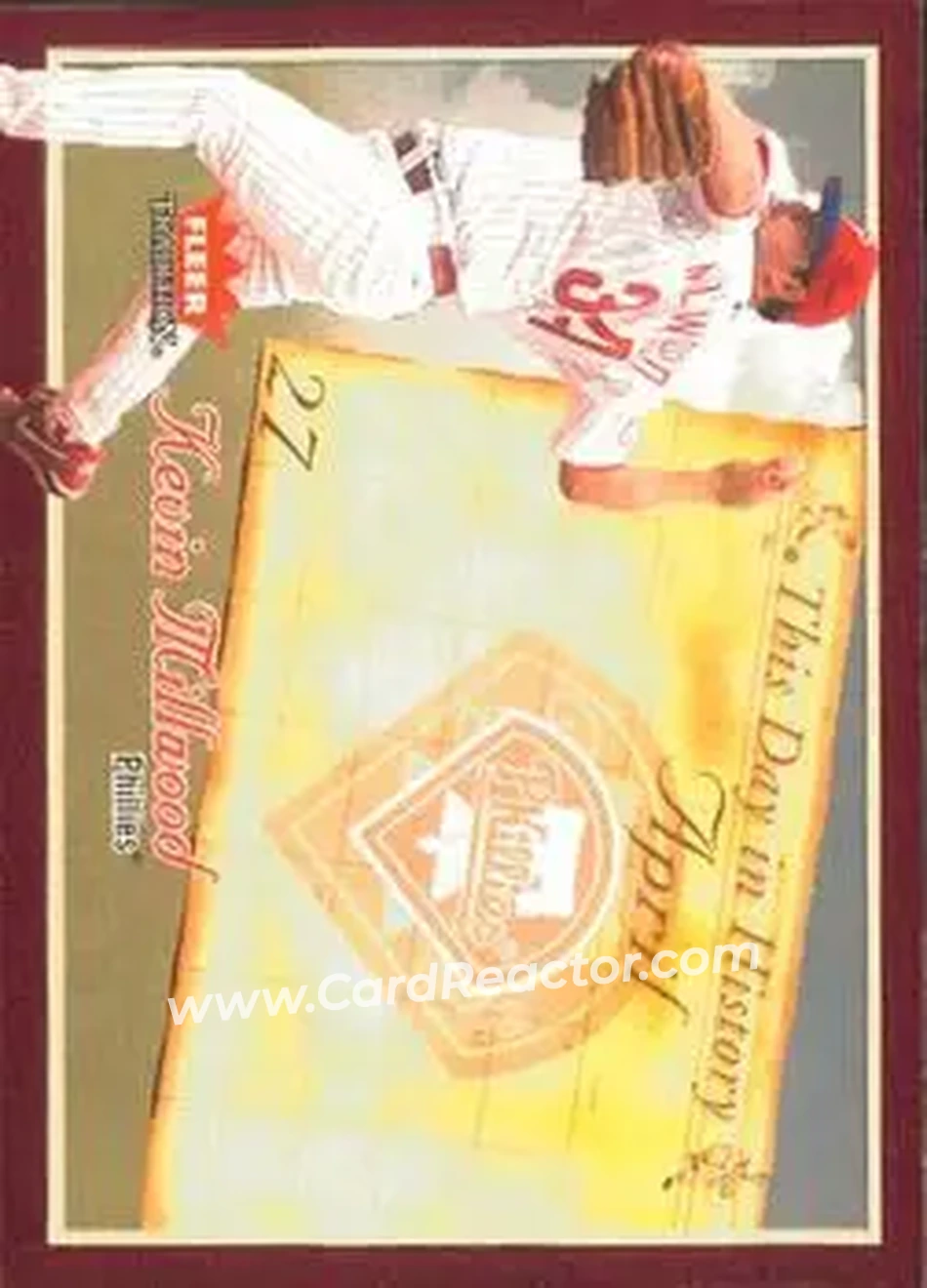 2004 Fleer Tradition - This Day in History #9TDH - Kevin Millwood - Philadelphia Phillies - Front