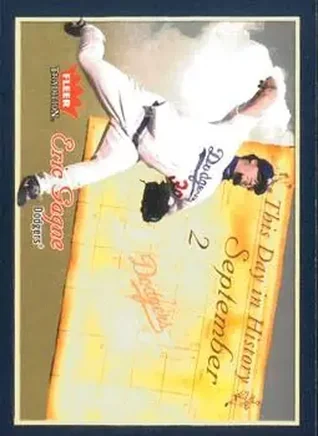 2004 Fleer Tradition - This Day in History #13TDH - Eric Gagne - Los Angeles Dodgers