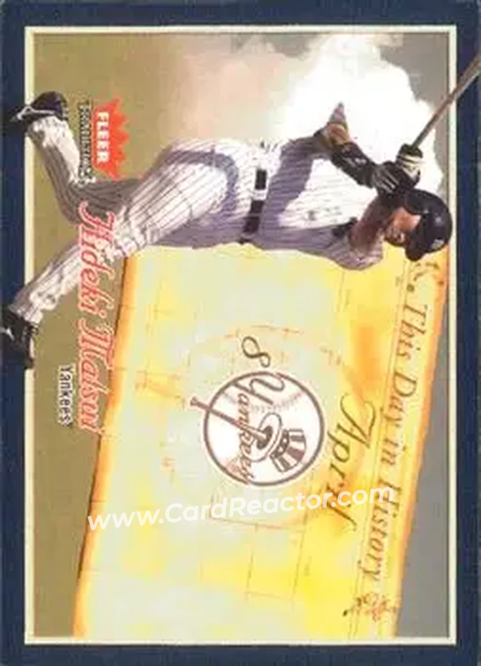 2004 Fleer Tradition - This Day in History #14TDH - Hideki Matsui - New York Yankees - Front