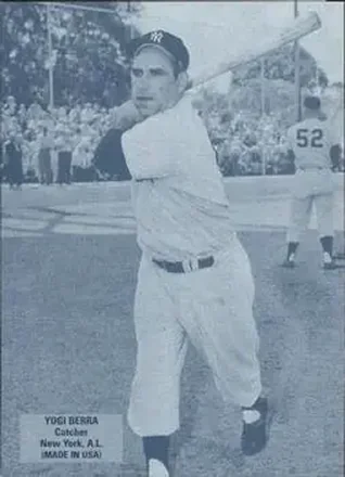2004 Leaf - Exhibits 1925 Left Text Box Second Edition #50 - Larry "Yogi" Berra - New York Yankees
