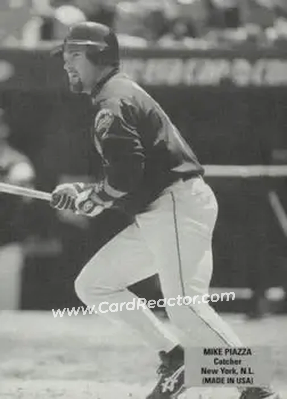 2004 Leaf - Exhibits 1925 Right Text Box #28 - Mike Piazza - New York Mets - Front