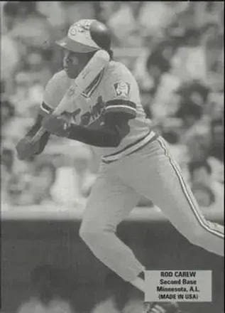 2004 Leaf - Exhibits 1925 Right Text Box #42 - Rod Carew - Minnesota Twins