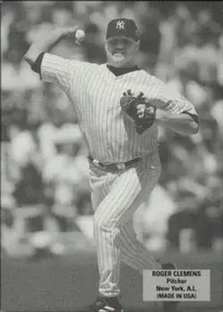 2004 Leaf - Exhibits 1925 Right Text Box #43 - Roger Clemens - New York Yankees