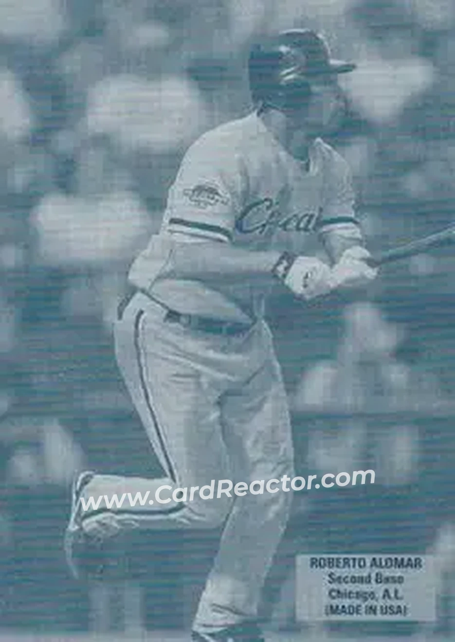 2004 Leaf - Exhibits 1925 Right Text Box Second Edition #40 - Roberto Alomar - Chicago White Sox - Front 2004 Leaf - Exhibits 1925 Right Text Box Second Edition #40 - Roberto Alomar - Chicago White Sox - Front