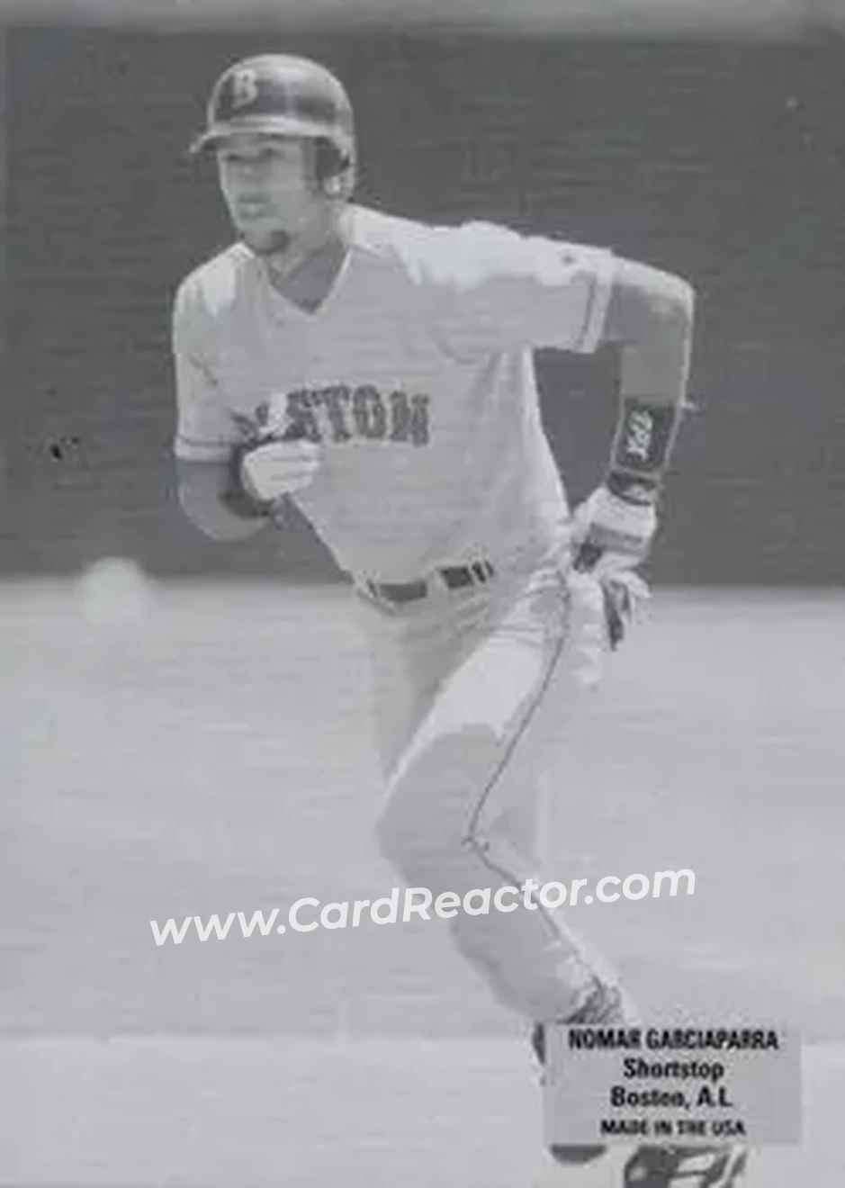 2004 Leaf - Exhibits 1926 Block Legend #33 - Nomar Garciaparra - Boston Red Sox - Front