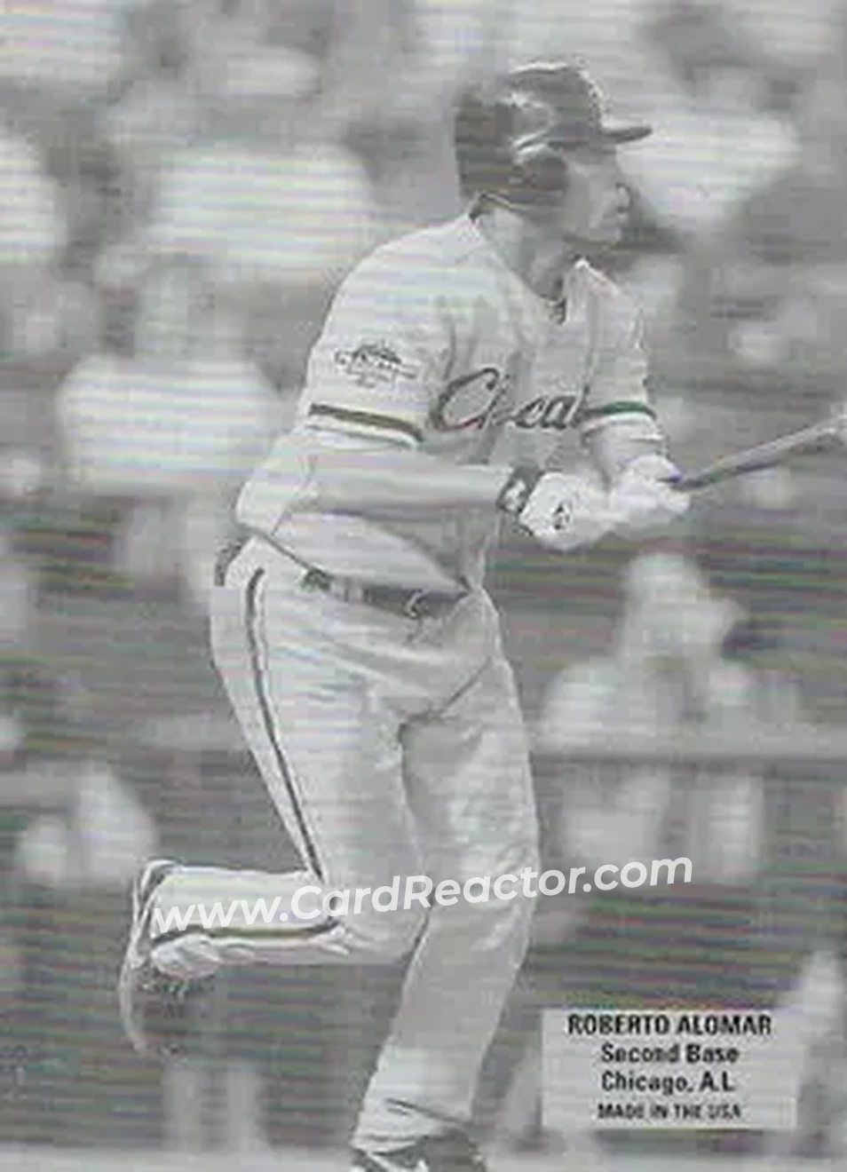 2004 Leaf - Exhibits 1926 Block Legend #40 - Roberto Alomar - Chicago White Sox - Front
