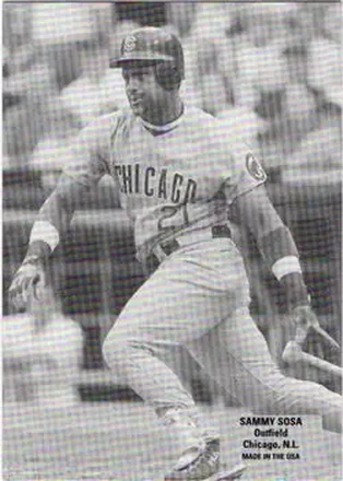 2004 Leaf - Exhibits 1926 Block Legend #44 - Sammy Sosa - Chicago Cubs